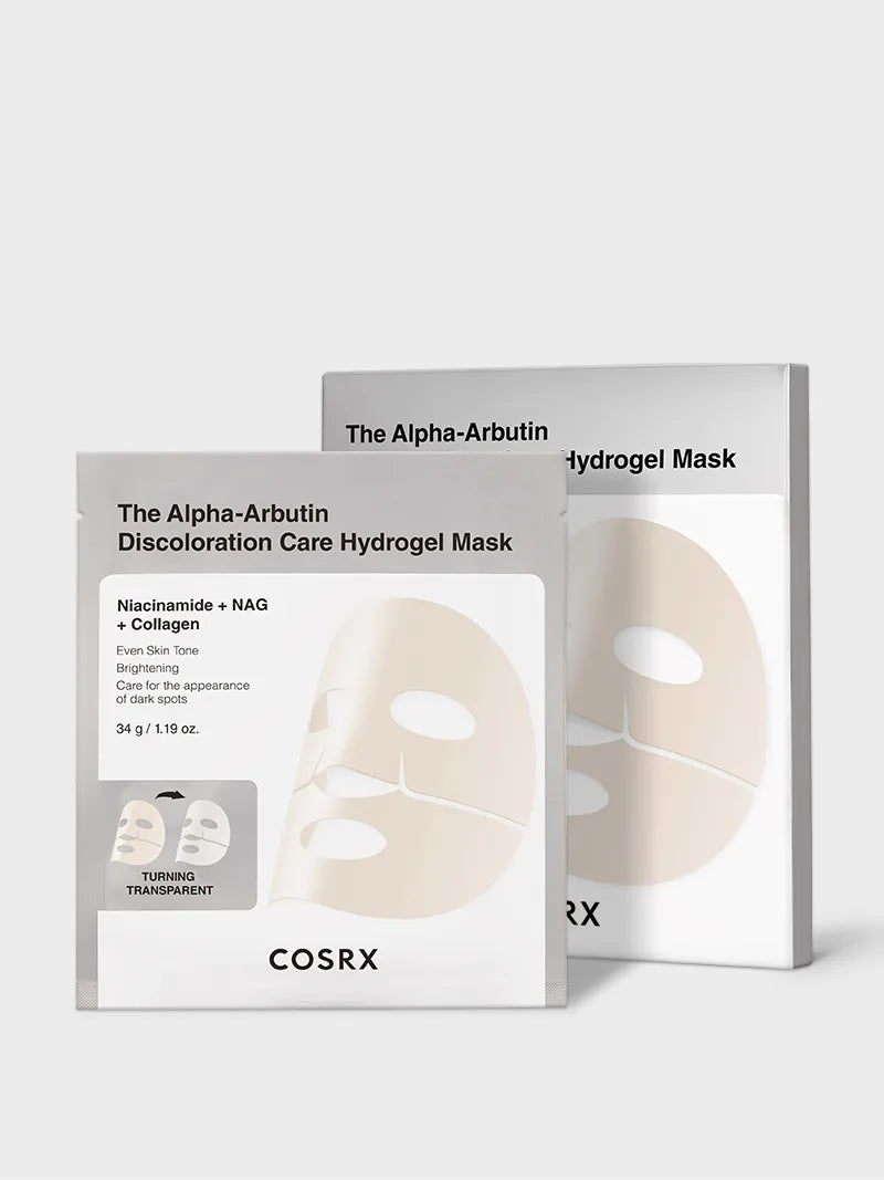 COSRX The Alpha-Arbutin Discoloration Care Hydrogel Mask - 3ea