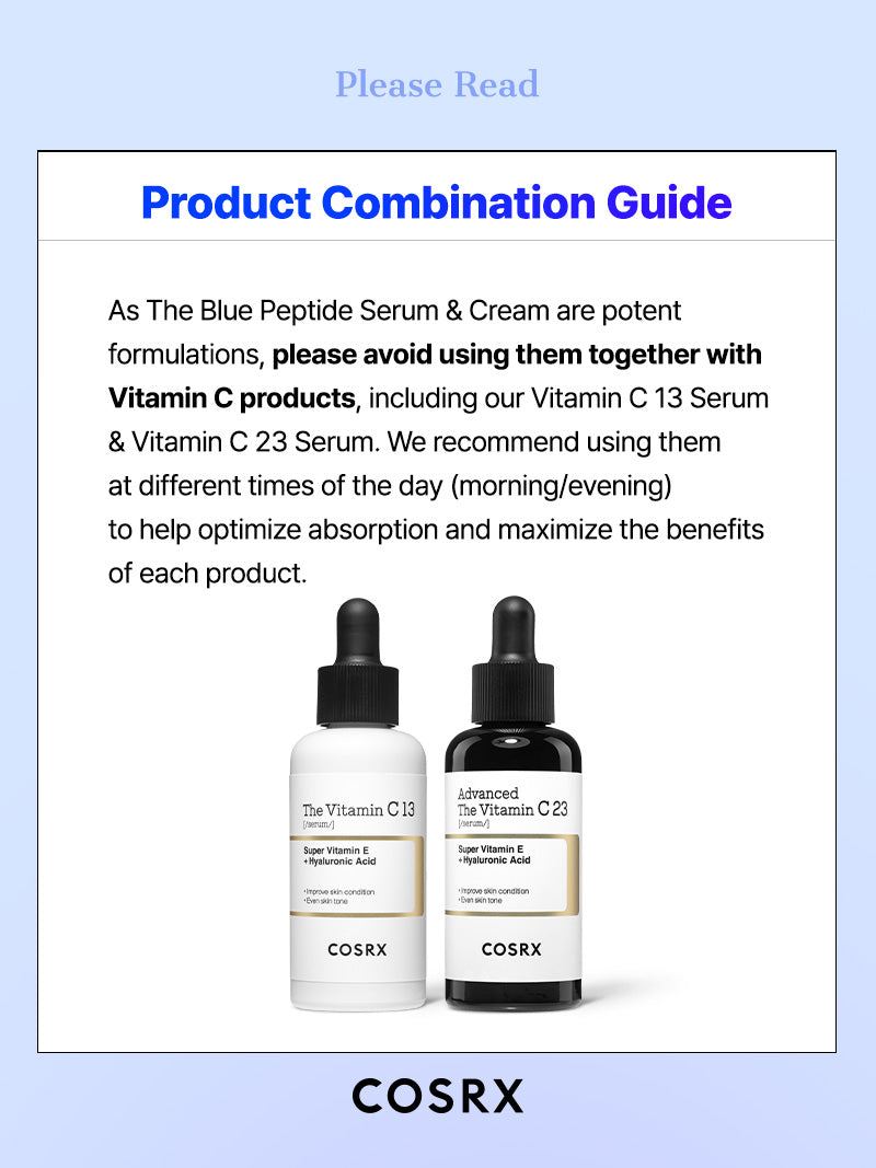 COSRX The Blue Peptide Bakuchiol Plump Glow Serum